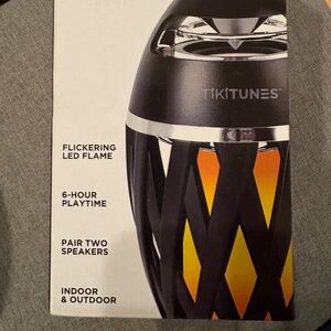 New, Unopened Tiki Tunes Bluetooth Speaker with LED atmospheric lighting